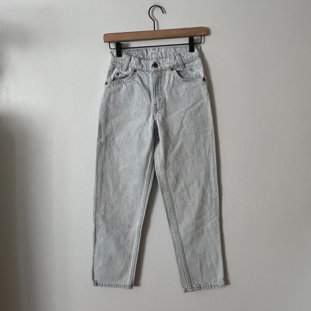 Vintage 1981 Levi's 550 Orange Tab Relaxed Fit Jeans Kid's Size 12 USA Made